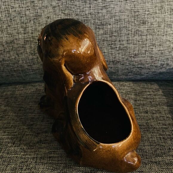 Vintage Puppy Dog Ceramic Planter Pot - Picture 4 of 5